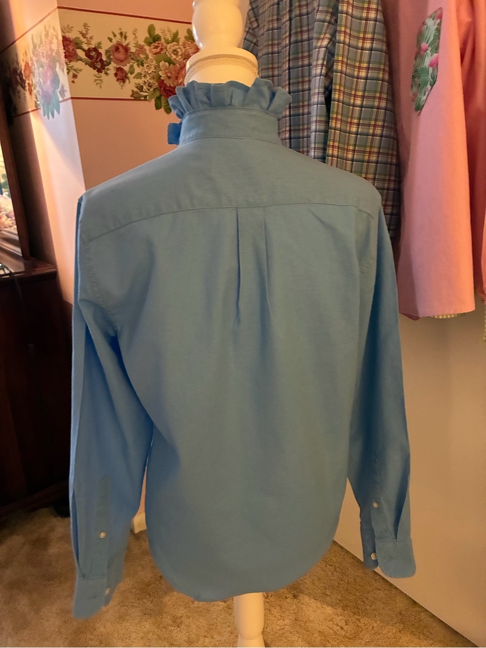 Re-Worked, Up-Cycled, Vinyard Vines Embellished Shirt - Picture 3 of 4
